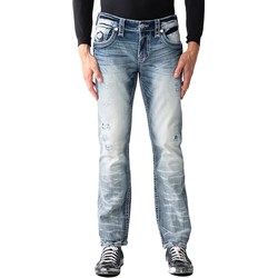 Rock Revival - Mens Diego RP3650J202R Straight Jeans