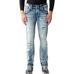 Rock Revival - Mens Kinsly RP3690A202R Straight Jeans