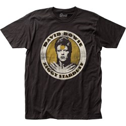 David Bowie - Mens Ziggy Stardust Fitted T-Shirt in Black