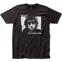 Bob Dylan - Unisex Rolling Stone Fitted Jersey T-Shirt