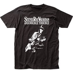 Stevie Ray Vaughan - Mens Live Alive Fitted Jersey T-Shirt