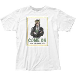 Loki - Mens Come On Fitted Jersey T-Shirt