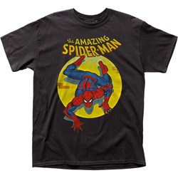 Marvel Comics - Mens Spider-Man Spotlight T-Shirt In Black