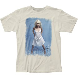 Debbie Harry - Mens White Dress Fitted Jersey T-Shirt