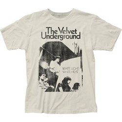 Velvet Underground - Mens  White Light/White Heat Fitted T-Shirt