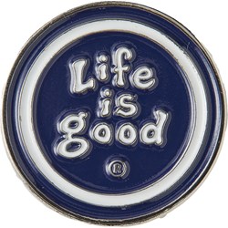 Life Is Good - Unisex Vintage Wordmar Enamel Pin