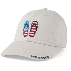 Life Is Good - Unisex Americana Flip Flops Cap
