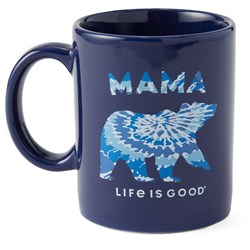 Life Is Good - Tie Dye Mama Bear Mug