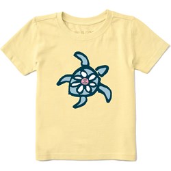 Life Is Good - Toddlers Daisy Turtle T-Shirt