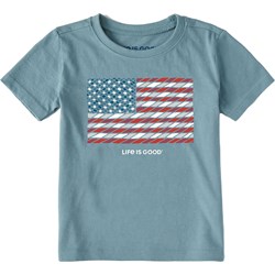 Life Is Good - Toddlers Geometric Flag T-Shirt