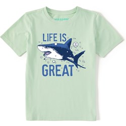 Life Is Good - Kids Life Is Great Shark T-Shirt