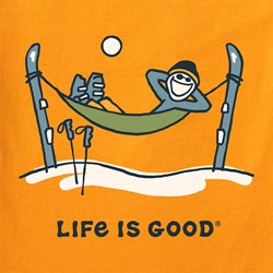 Life Is Good - Mens Jake Ski Hammock Long Sleeve Crusher Tee