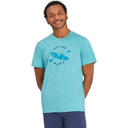 Life Is Good - Mens Just Add Water Kayak Adventure T-Shirt