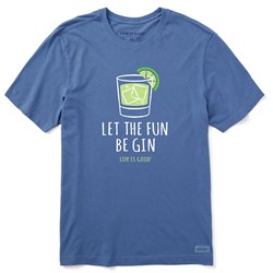 Life Is Good - Mens Let The Fun Be Gin T-Shirt