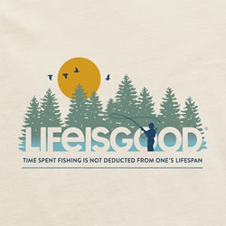 Life Is Good - Mens Lifespan Fishing T-Shirt