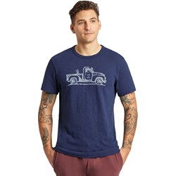 Life Is Good - Mens Trusty Pickup And Dog T-Shirt