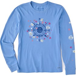 Life Is Good - Womens Beauty In All Directions Long Sleeve Crusher Tee