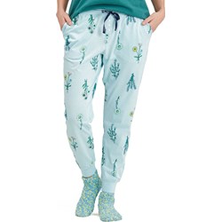 Life Is Good - Womens Detailed Wildflowers Pattern Pajama Bottom