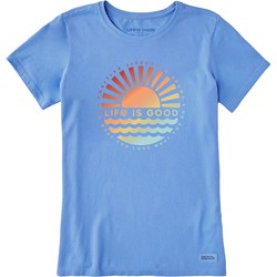 Life Is Good - Womens Sunset On The Water T-Shirt
