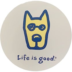 Life Is Good - Rocket Vintage 4"" Circle Graphic Stickers
