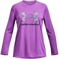 Under Armour - Girls Tech Bl Print Fill Long-Sleeve T-Shirt