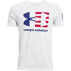 Under Armour - Boys New B Freedom Chest Flag T-Shirt