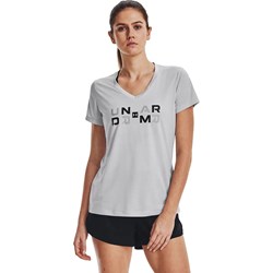 Under Armour - Womens Tech Twist Graphicv V-Neck T-Shirt