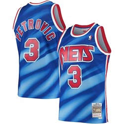 Mitchell And Ness - New Jersey Nets Mens Nba Swingman 90 Drazen Petrovic Jersey