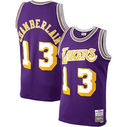 Mitchell And Ness - Los Angeles Lakers Mens Nba Swingman 71-72 Wilt Chamberlain Jersey