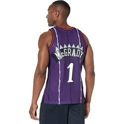  Mitchell & Ness NBA Swingman Road Jersey Raptors 98 Tracy  McGrady Purple SM : Sports & Outdoors