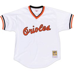 Mitchell And Ness - Baltimore Orioles Mens Mlb Authentic Bp - Pullover 1985 Cal Ripken Jr Jersey