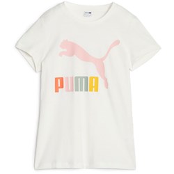 Puma - Womens Classics Multi Color Logo T-Shirt