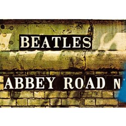The Beatles - Unisex Abbey Road Sign Postcard
