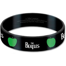 The Beatles - Unisex Drop T & Apple Gummy Wristband