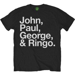 The Beatles - Unisex John, Paul, George & Ringo T-Shirt