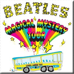 The Beatles - Unisex Magical Mystery Tour Fridge Magnet