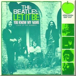 The Beatles - Unisex Let It Be/You Know My Name Fridge Magnet