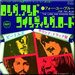 The Beatles - Unisex For You Blue/The Long Winding Road (Japan Release) Fridge Magnet
