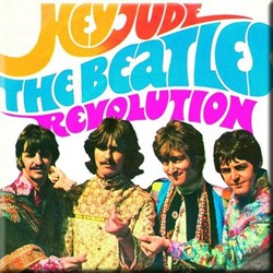 The Beatles - Unisex Hey Jude/Revolution Fridge Magnet