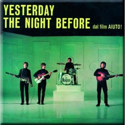 The Beatles - Unisex Yesterday/The Night Before Fridge Magnet
