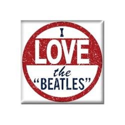 The Beatles - Unisex I Love Fridge Magnet