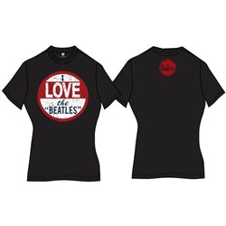The Beatles - Womens I Love The Beatles T-Shirt