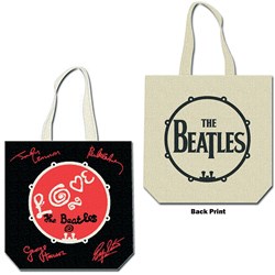 The Beatles - Unisex Love Drum Cotton Tote Bag