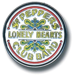 The Beatles - Unisex Sgt Pepper Drum Pin Badge