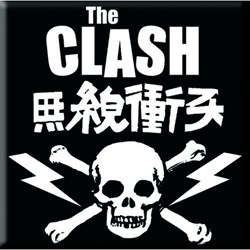 The Clash - Unisex Skull & Crossbones Fridge Magnet