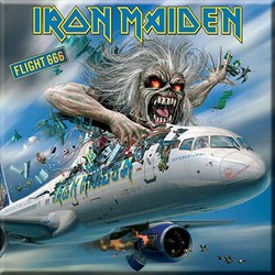 Iron Maiden - Unisex Flight 666 Fridge Magnet