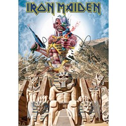 Iron Maiden - Unisex Somewhere Back In Time Postcard