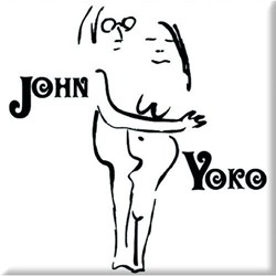 John Lennon - Unisex John & Yoko Fridge Magnet