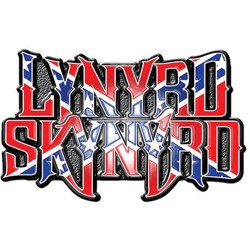 Lynyrd Skynyrd - Unisex Flag Logo Pin Badge