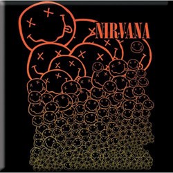 Nirvana - Unisex Cascading Smileys Fridge Magnet